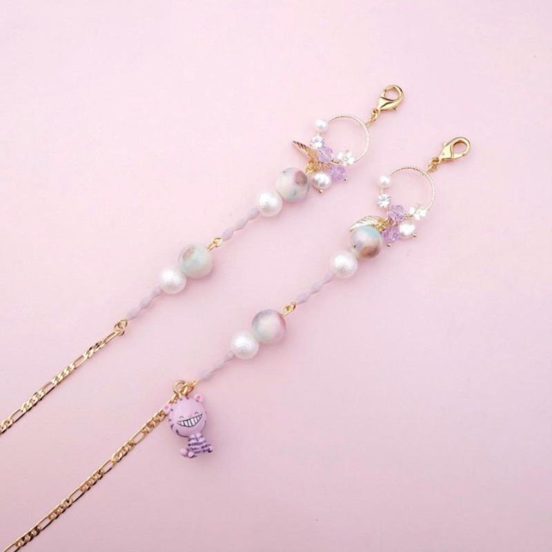 READY NEW Jasmine Tease Alice in Wonderland mask chain glasses chain