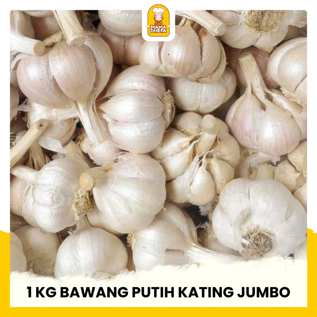 

Bawang Putih Kating Jumbo 1 Kg Bersih Fresh
