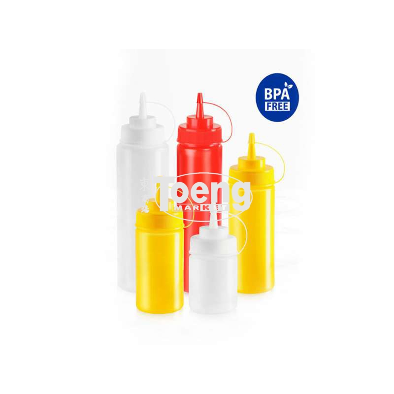 BOTOL SAUCE/SAOS SQUEEZE DISPENSER 24oz YELLOW JD-BSD24-Y GETRA 29009