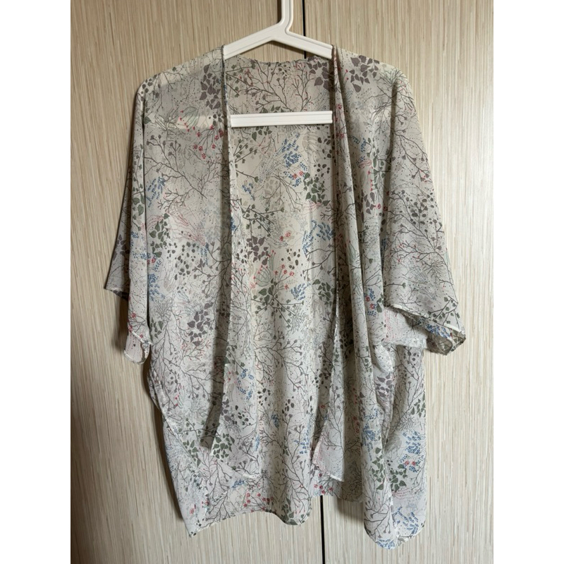outer chiffon bunga