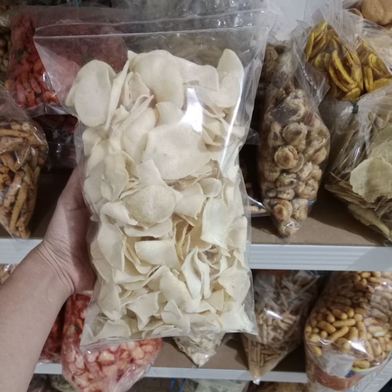 

keripik pohong putih gurih 250gr