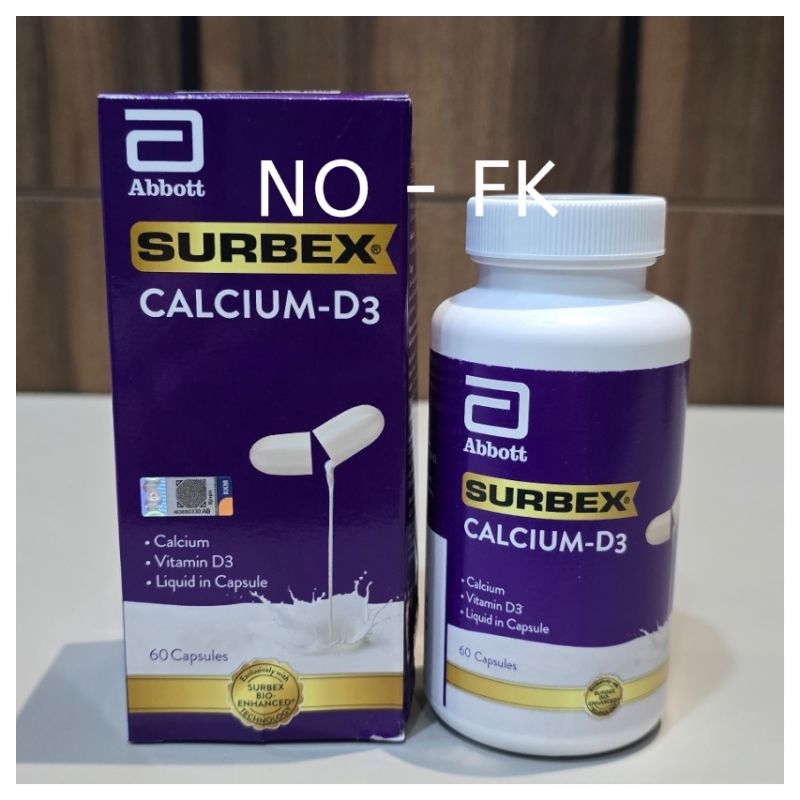 Original Surbex calsium-D3 60 tablet kalsium D3 twinpack 120 tablet