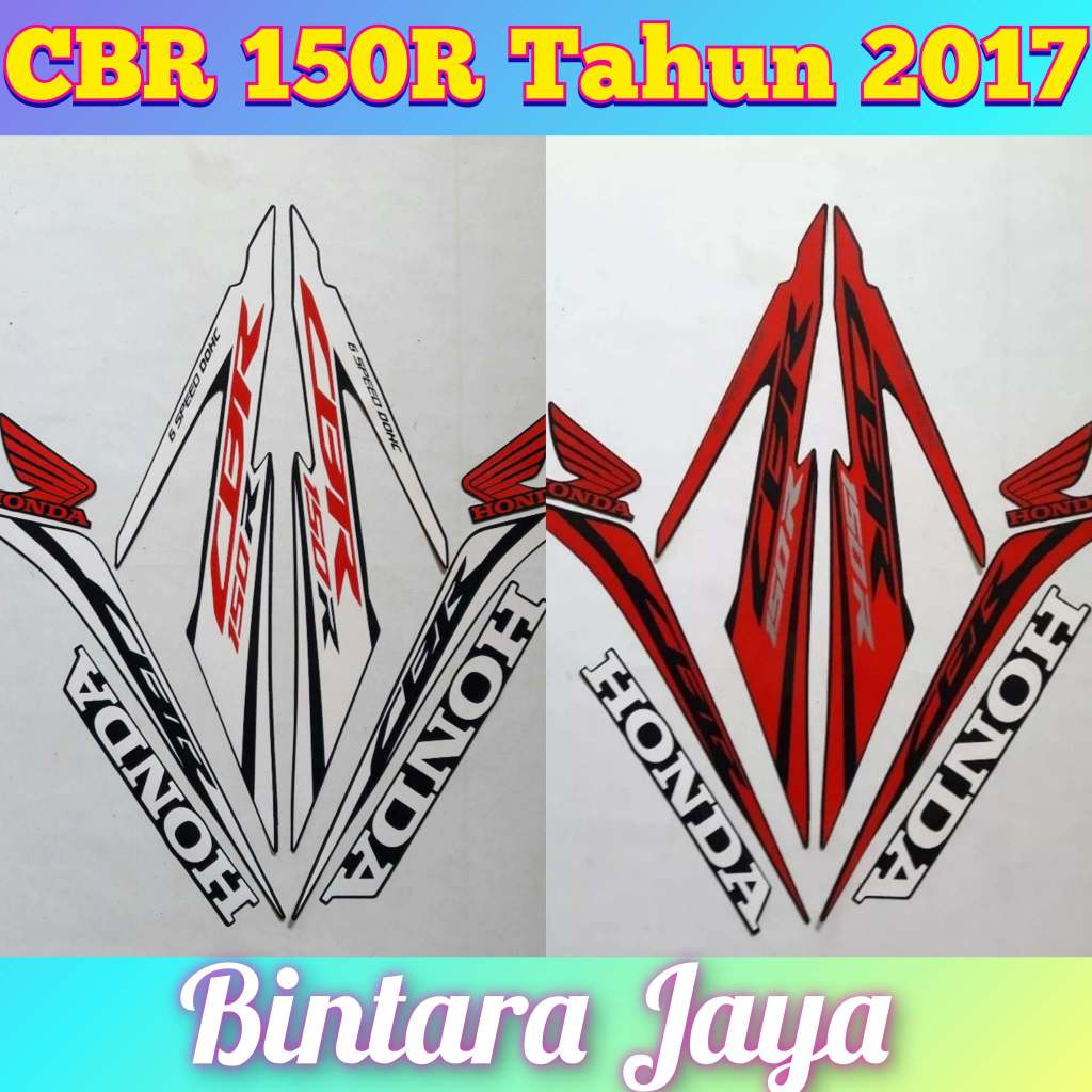 Sticker Lis Striping Honda CBR150R CBR 150R CBR 150 R Tahun 2017