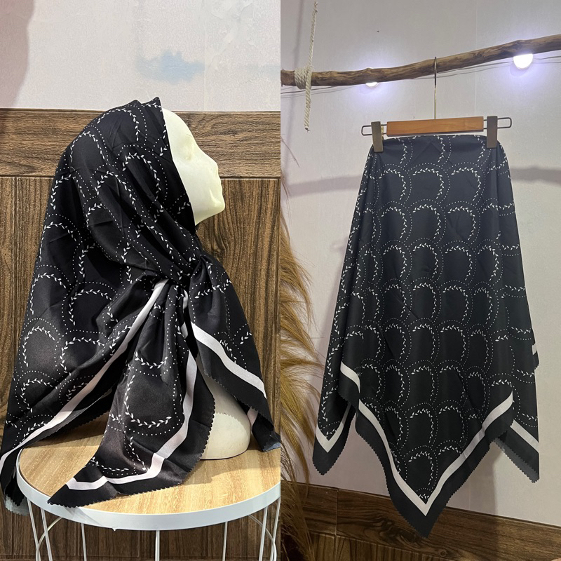 HIJAB VOAL MOTIF TERBARU/MOTIF DENAY (FVN8) /HIJAB VOAL MOTIF SEGI EMPAT/HIJAB SEGI EMPAT VOAL MOTIF