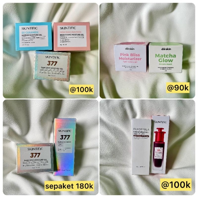 Skincare Skintific Dorskin Npure Pratista You Luxcrime Azarine