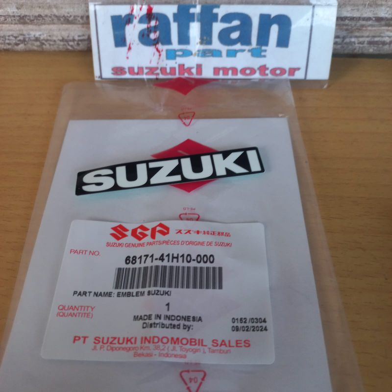 STIKER ORIGINAL LABEL SUZUKI SKYWAVE SKYDRIVE NEX SHOOTER SATRIA FU 150
