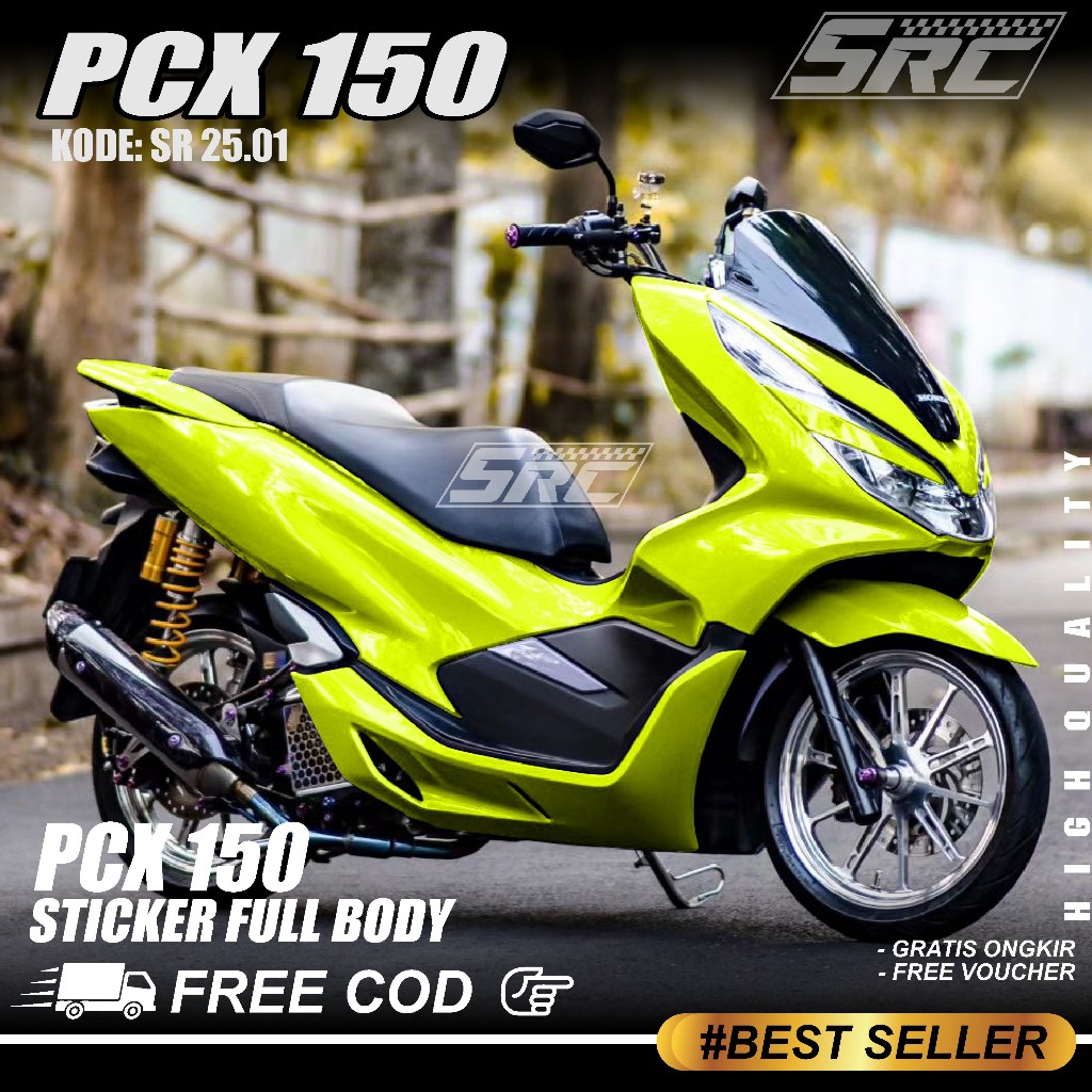 COD Sticker Decal Full Body Honda PCX 150 Tahun 2017 2018 2019 2020 2021 Sticker Full Body PCX 150 G