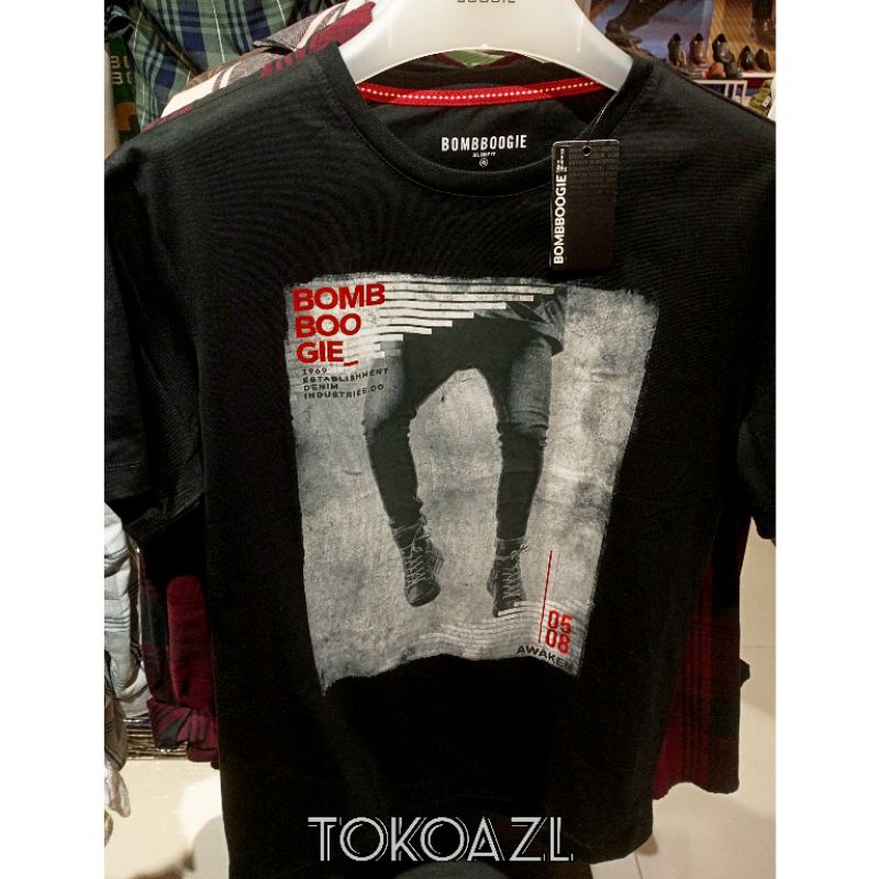 Kaos Bombboogie Original D95BK Size M/L/XL