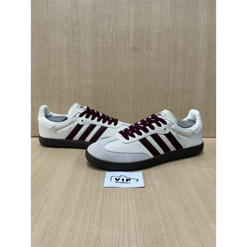 ADIDAS SAMBA OG WONDER WHITE MAROON