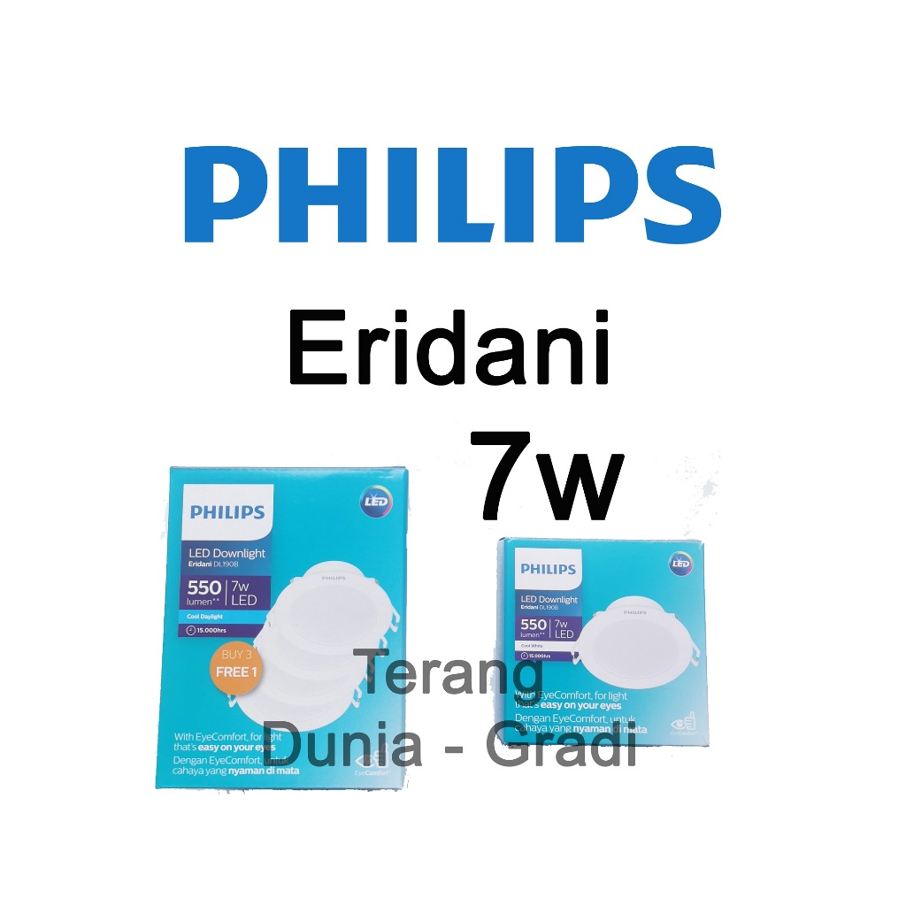Downlight Philips Eridani 7w Downlight Philips 7w Downlight 7w Philips