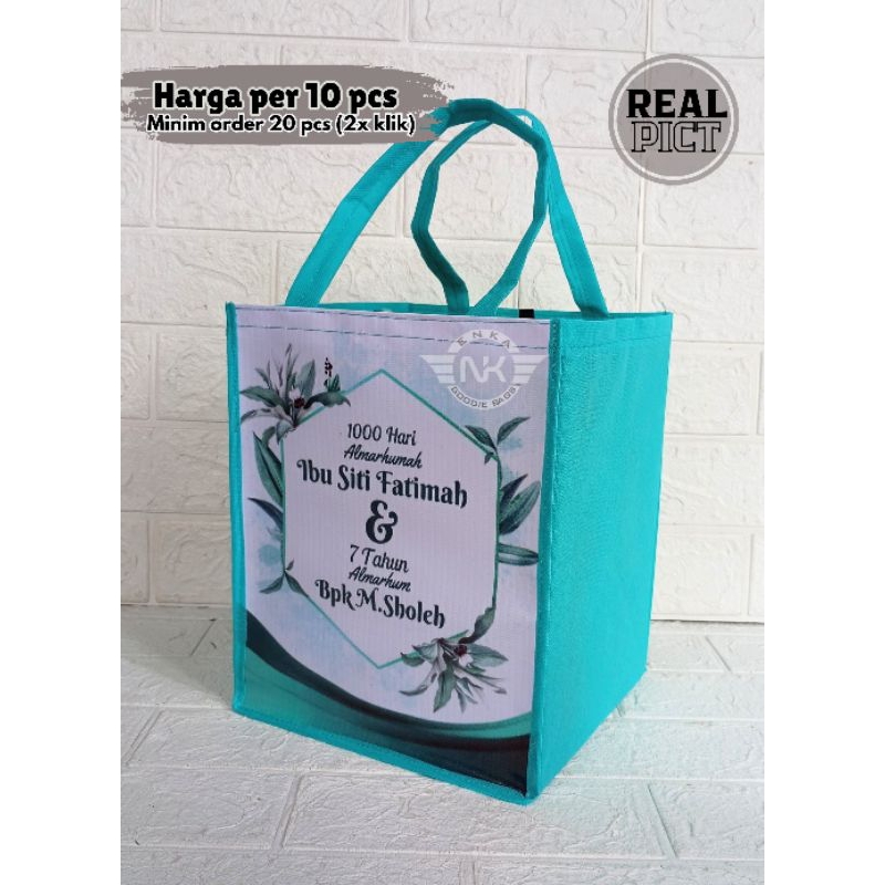 Tas Haul / Tas Tahlil / Tas 1000 Hari / Tas Hajatan Custom / Tas Mengenang