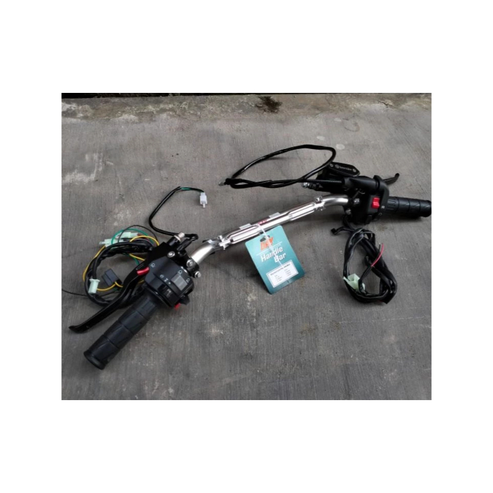 Paket stang stir set tinggal pasang CB GL GL100 MP TIGER RXKING WIN DLL