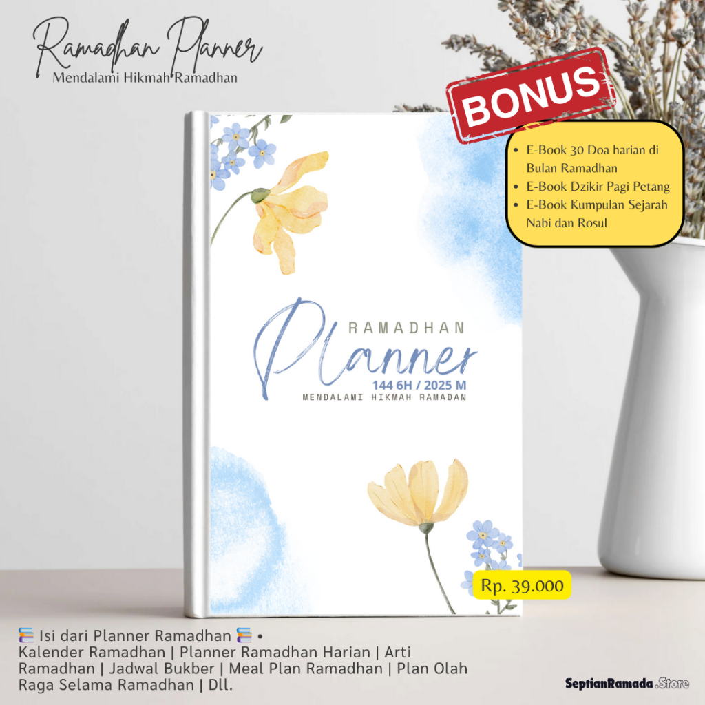 

Planner Ramadhan 2025 | Mendalami Hikmah Ramadhan | Mencatat Kegiatan Harian di Bulan Ramadhan