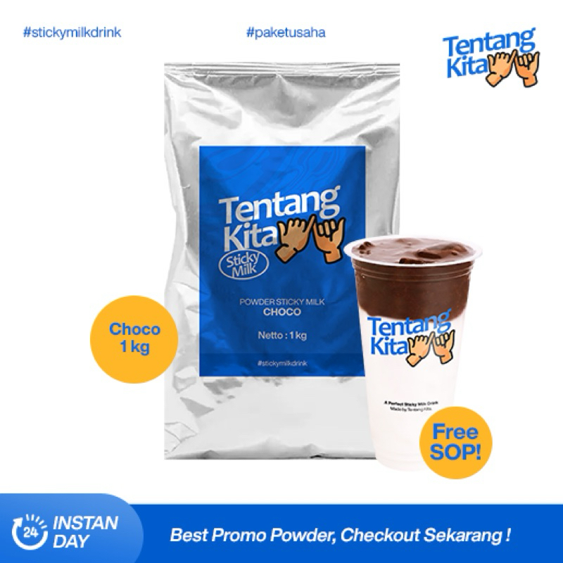 

POWDER CHOCOLATE 1 KG & 500 GRAM - TENTANG KITA STICKY MILK