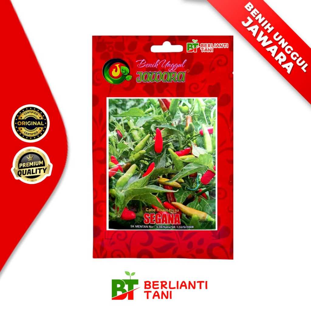 BENIH UNGGUL JAWARA CABE RAWIT HIJAU SEGANA ISI 10 GRAM