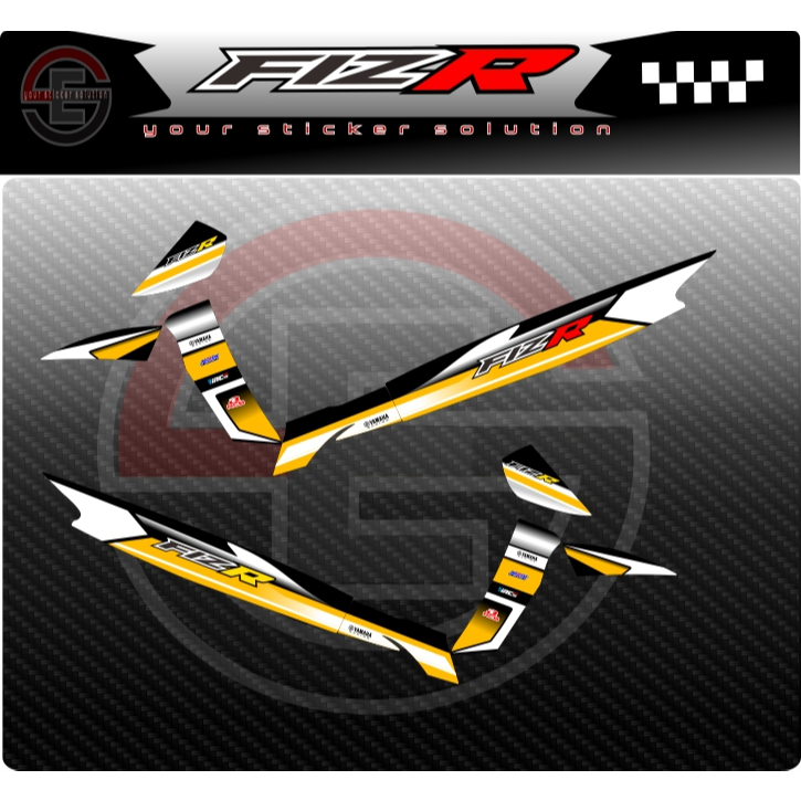 FIZR Stiker Motor Racing