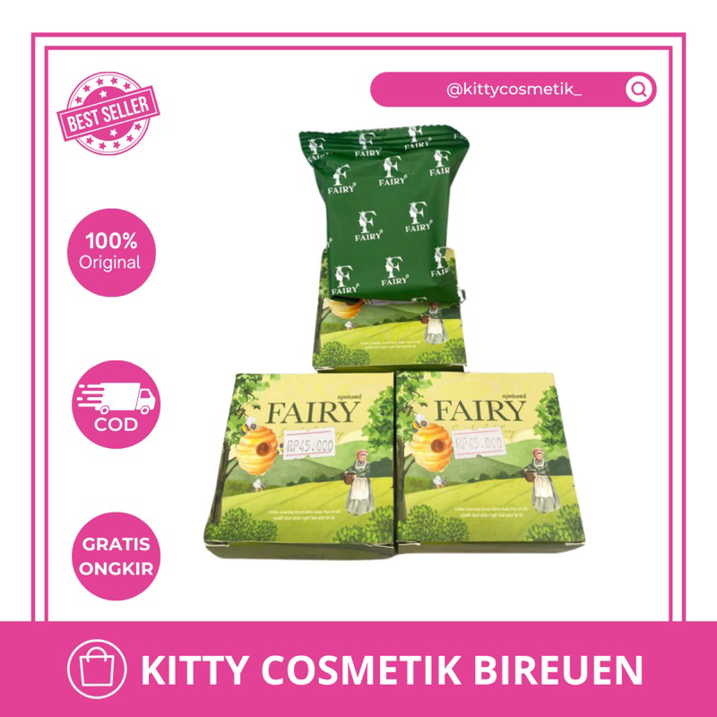 FAIRY SCRUB GLUTA SOAP THAILAND ORIGINAL 100% (Sabun Fairy Thailand)