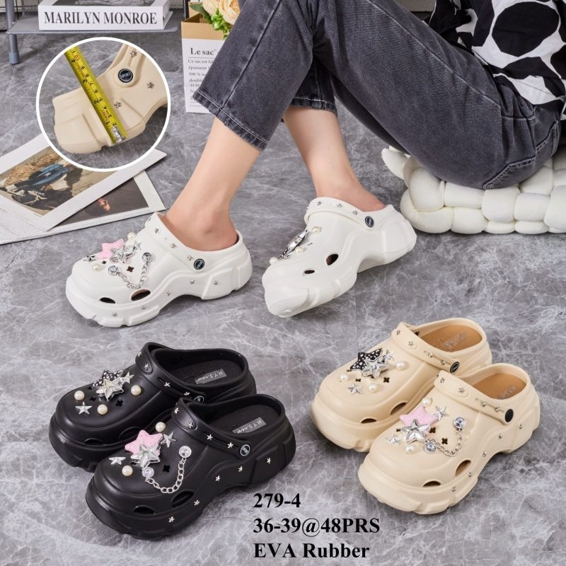 Sandal Kodok Wanita Dewasa Hak Tinggi Sandal Baim