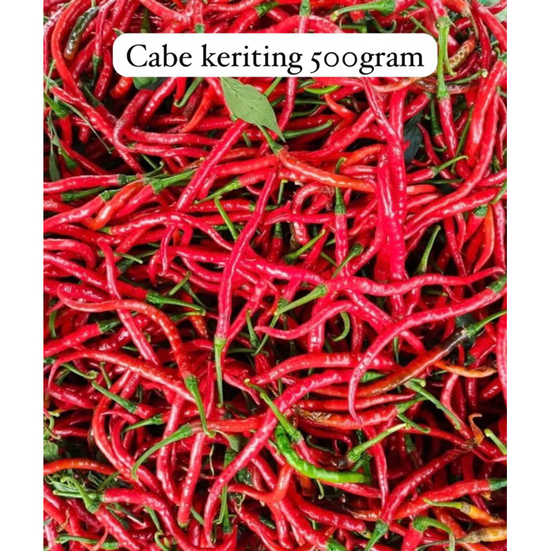 

CABE KERITING MERAH 500gram