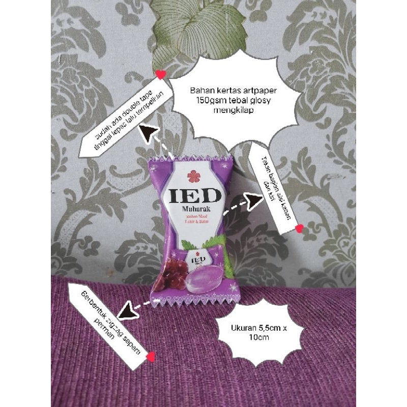 

Amplop thr bentuk permen viral // paket isi 10 pack = 100 pcs