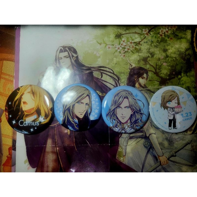 UTAPRI UTA NO PRINCE CAMUS CAN BADGE