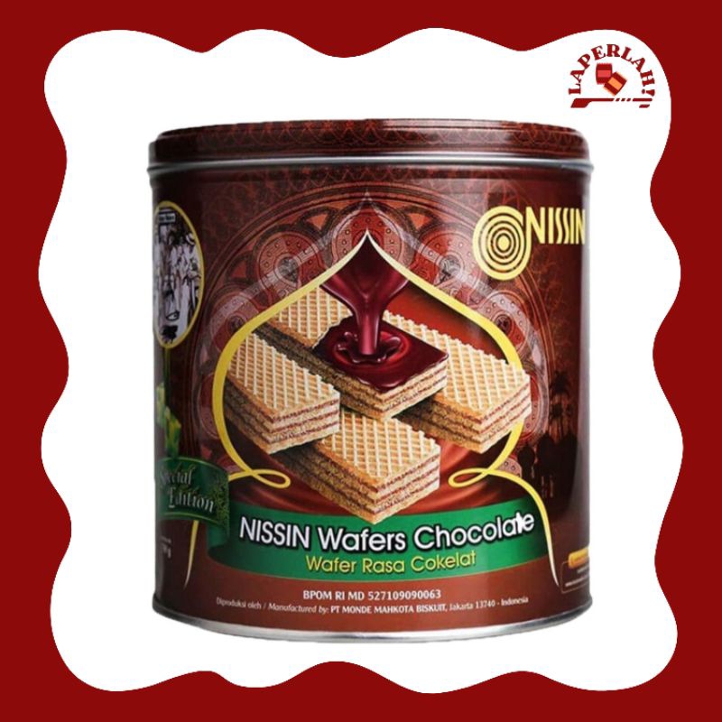 

Nissin Wafer Kaleng Coklat 267g / promo jajan snack kaleng lebaran / LaperLah!