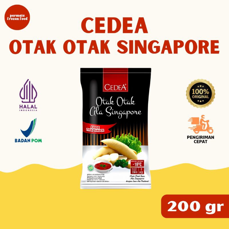 

CEDEA Otak Otak Ala Singapore 200 gr Free Thai Sauce
