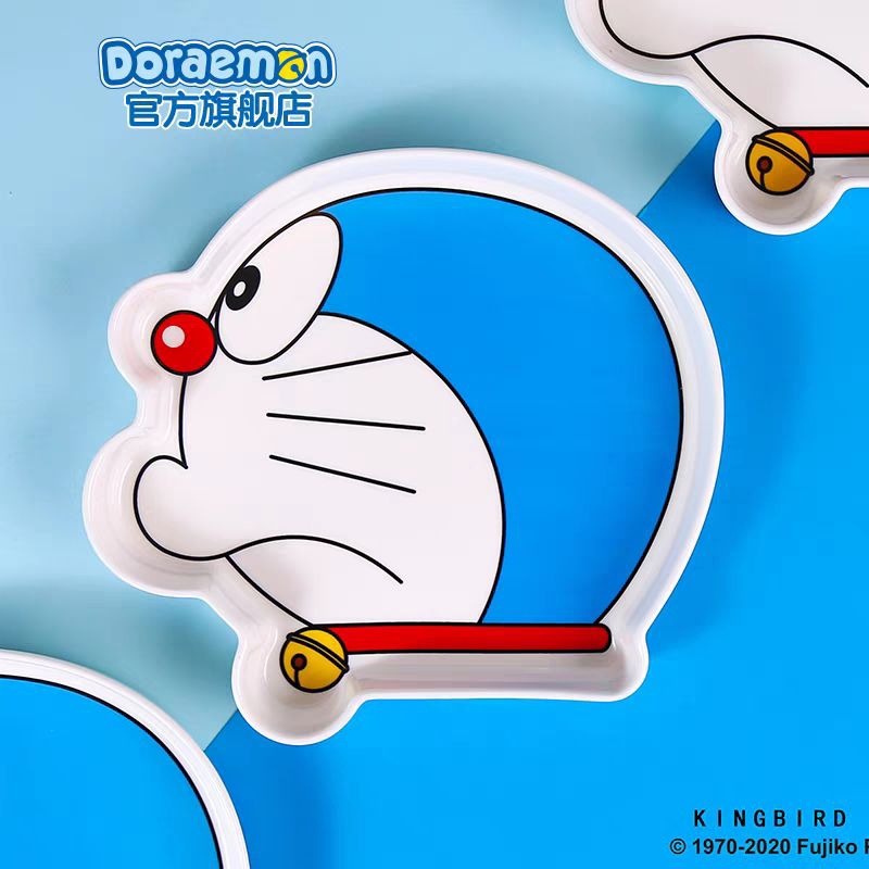 PIRING KERAMIK KARAKTER DORAEMON / PIRING LAUK SAJI DORAEMON / PIRING DORAEMON