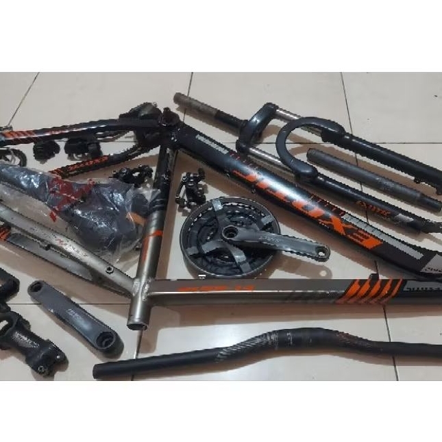 frameset mtb exotic 26" ALLOY bekas