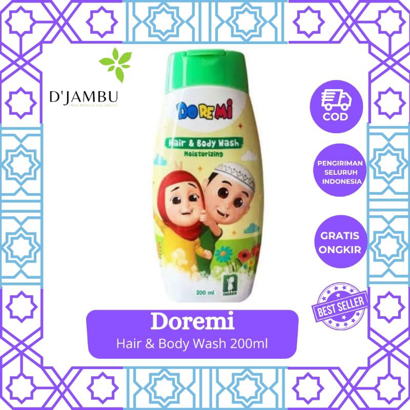 Doremi Hair & Body Wash Botol 200ml