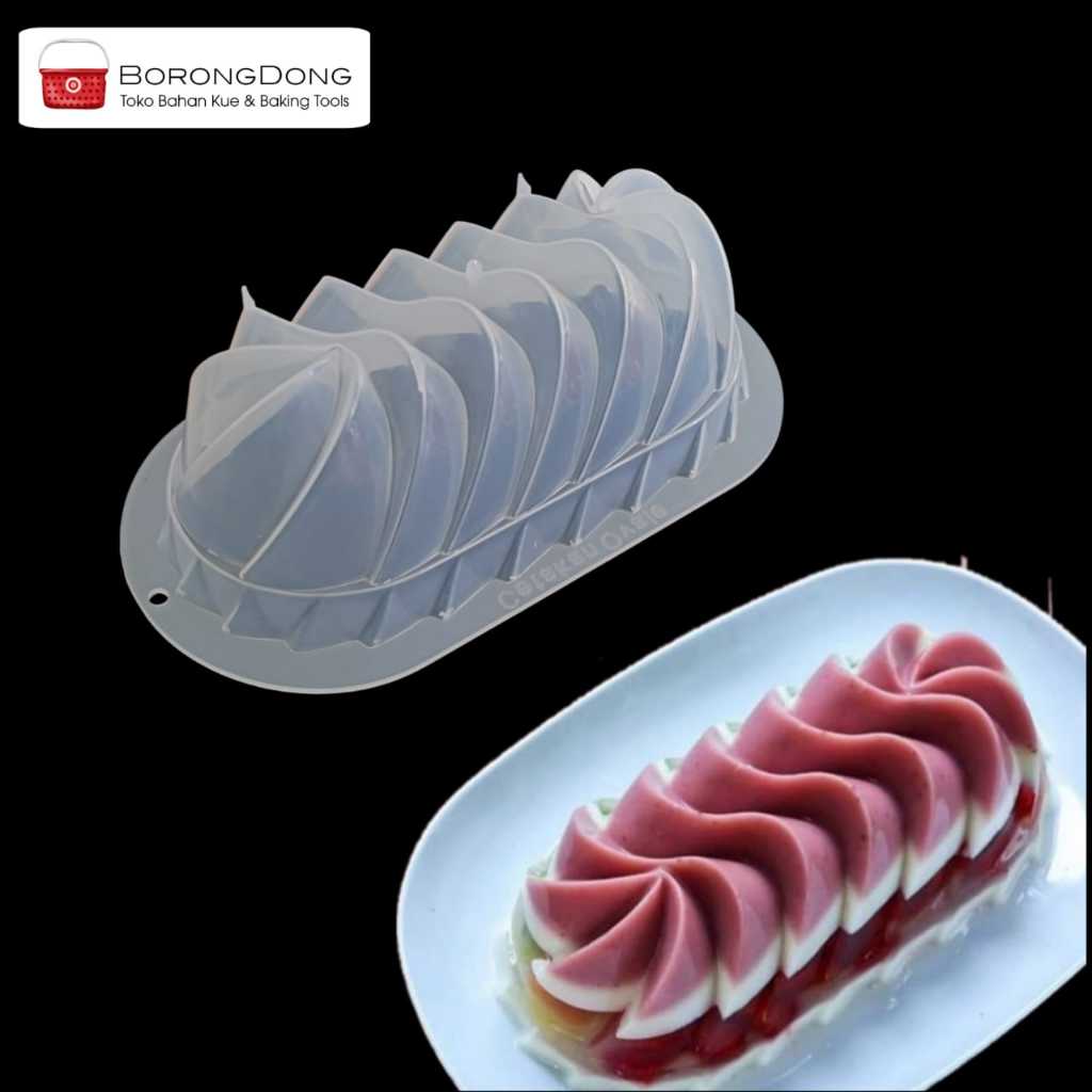 Cetakan Puding Ovale