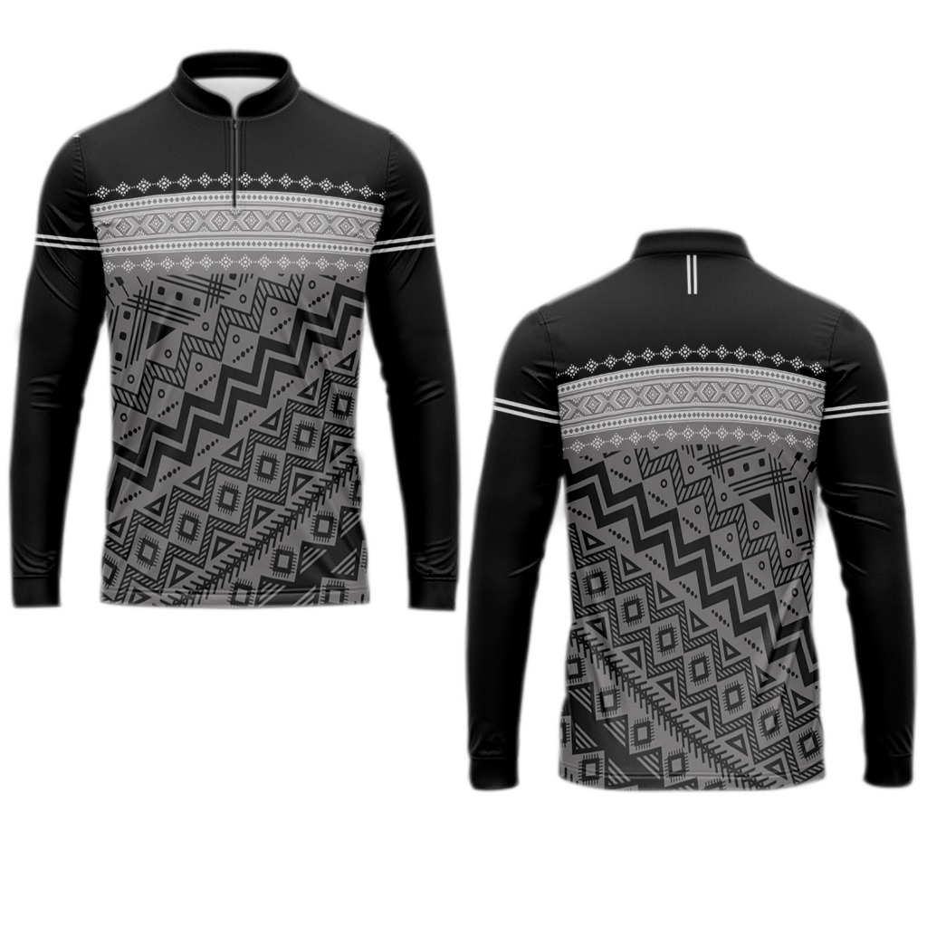 Baju koko muslim/ Hitam/Kaos pria Dewasa jersey/motif full printing/panjang&Pendek terbaru/super bag