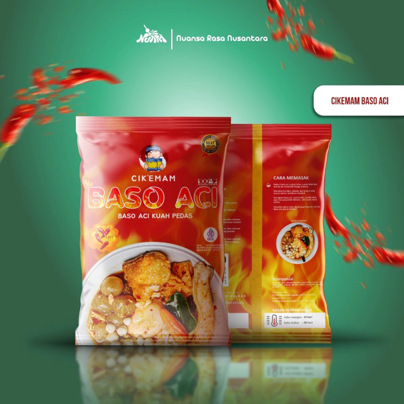 

BASO ACI CIK’EMAM Khas Bandung | Jajanan Instant