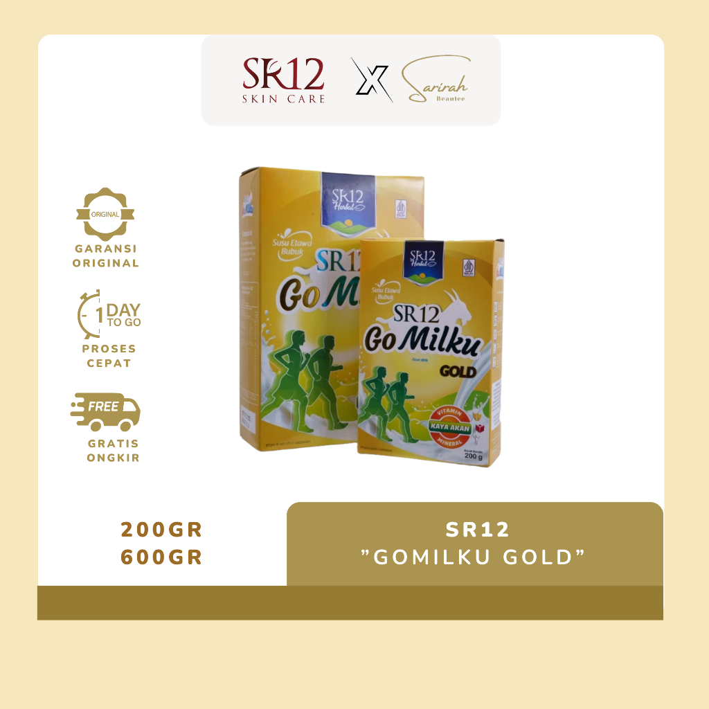 

SR12 Go Milku Gold Series 200gr dan 600gr - SR 12 Gomilku Gold