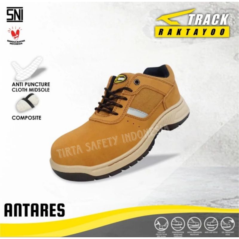 Sepatu Safety Track Raktayoo ANTARES Original