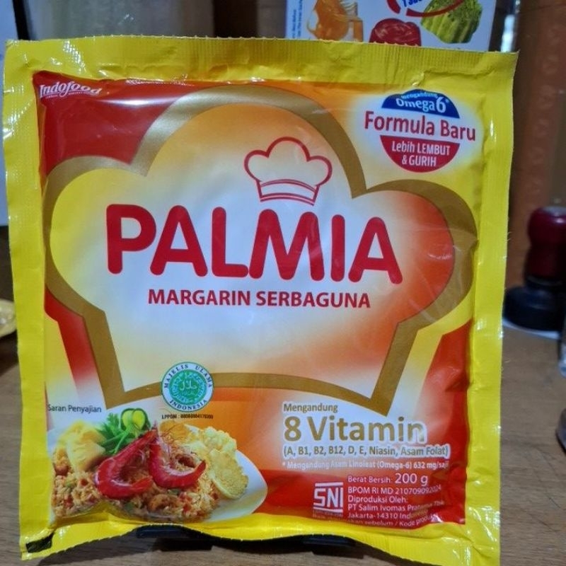 

Palmia Margarin Serbaguna Omega6 Formula Baru Lebih Lembut & Gurih 200gr