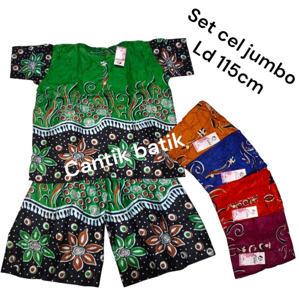 SETELAN DASTER CELANA PENDEK BAHAN RAYON