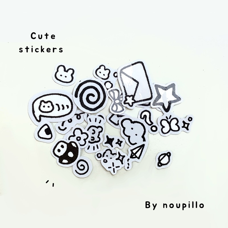 

10/30/50 Pcs Stiker lucu