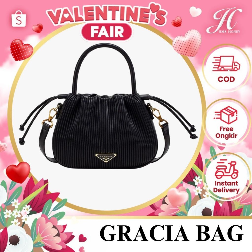JIMS HONEY GRACIA BAG Tas Selempang Wanita Slingbag Cewek Jimshoney Trendy Elegan