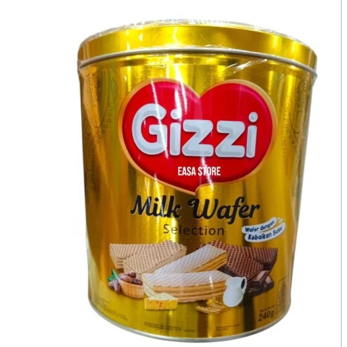 

Gizzi Milk Biscuit Selection Regal Wafer Tango Cokelat Khong Guan Kaleng Lebaran