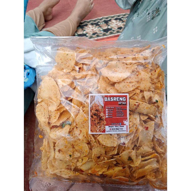 

Keripik Basreng Bulat daun jeruk 500 gr