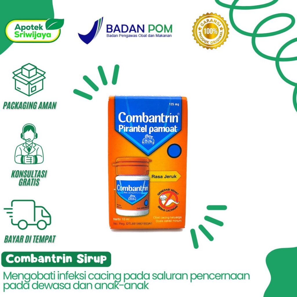 Combantrin Sirup Pirantel Pamoat
