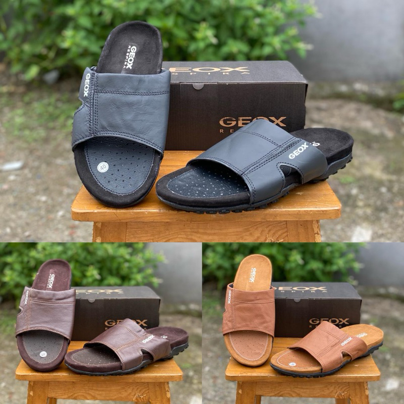 SANDAL PRIA GEOX KULIT / SANDAL PRIA ELEGAN GEOX / SANDAL PRIA TERLARIS