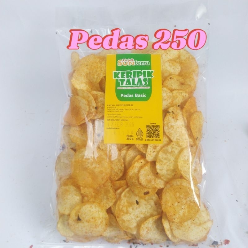 

Sunterra Keripik Talas Pedas 250 gram