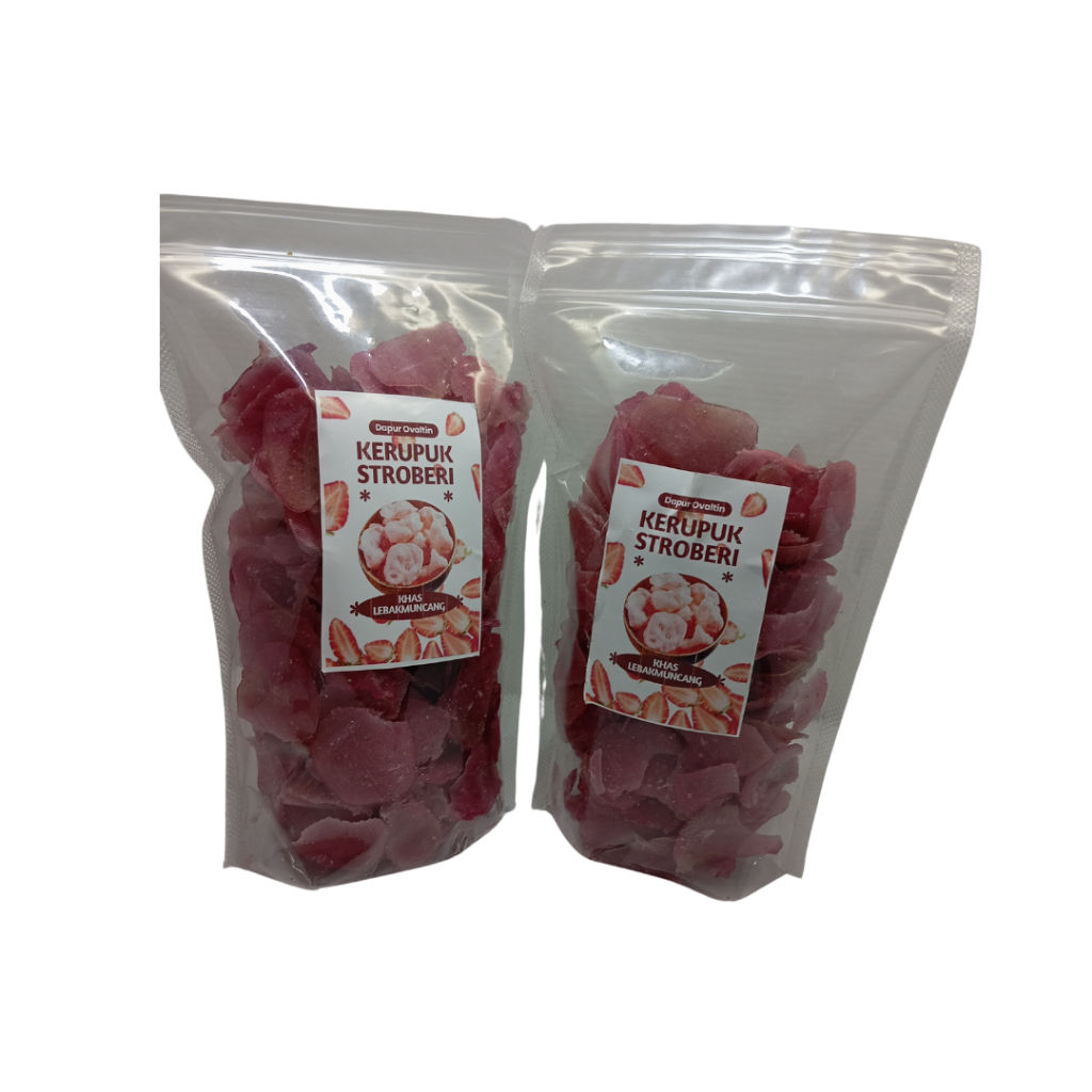 

Kerupuk Stroberi | Makanan Khas Desa Lebakmuncang Ciwidey