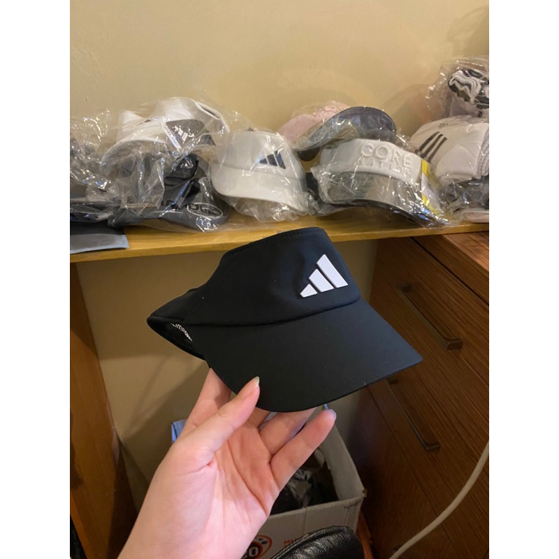 ADIDAS ORIGINAL Climacool Visor Running Cap/Topi Lari Hitam