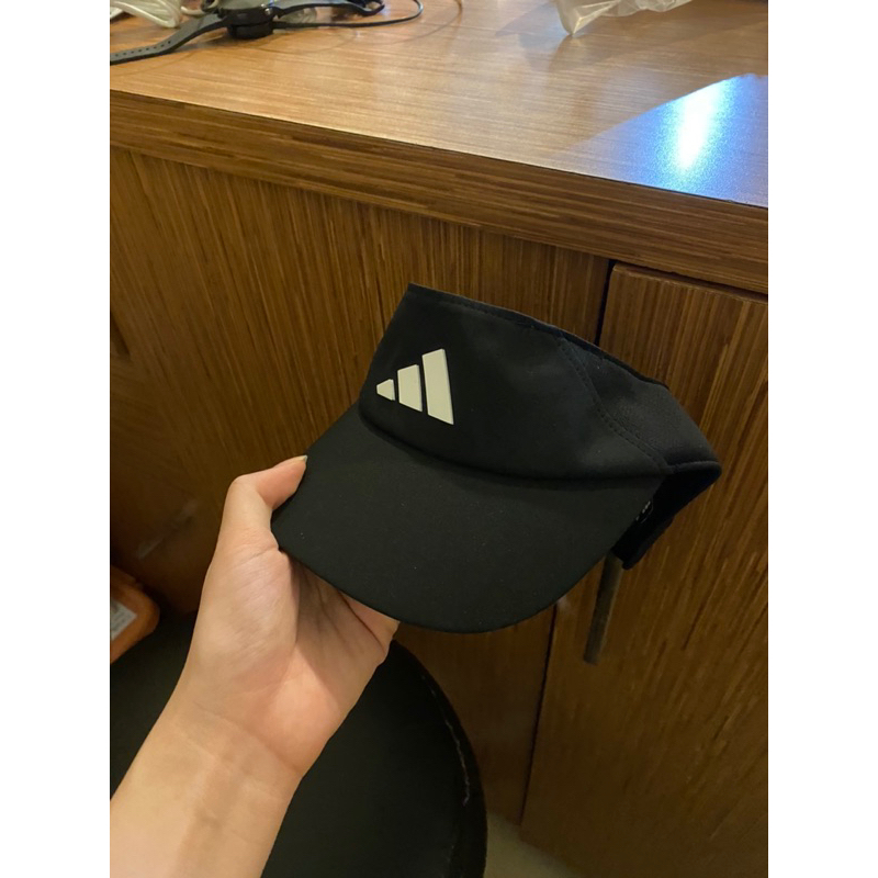 ADIDAS ORIGINAL Climacool Running Visor Cap/Topi Olahraga Hitam