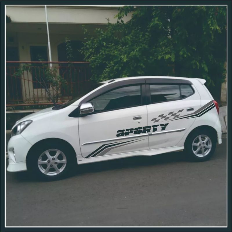 Desyallshop Sticker Mobil Ayla-Agya Sticker List Mobil Ayla-Agya Sporty 2 Stiker Mobil Ayla-Agya