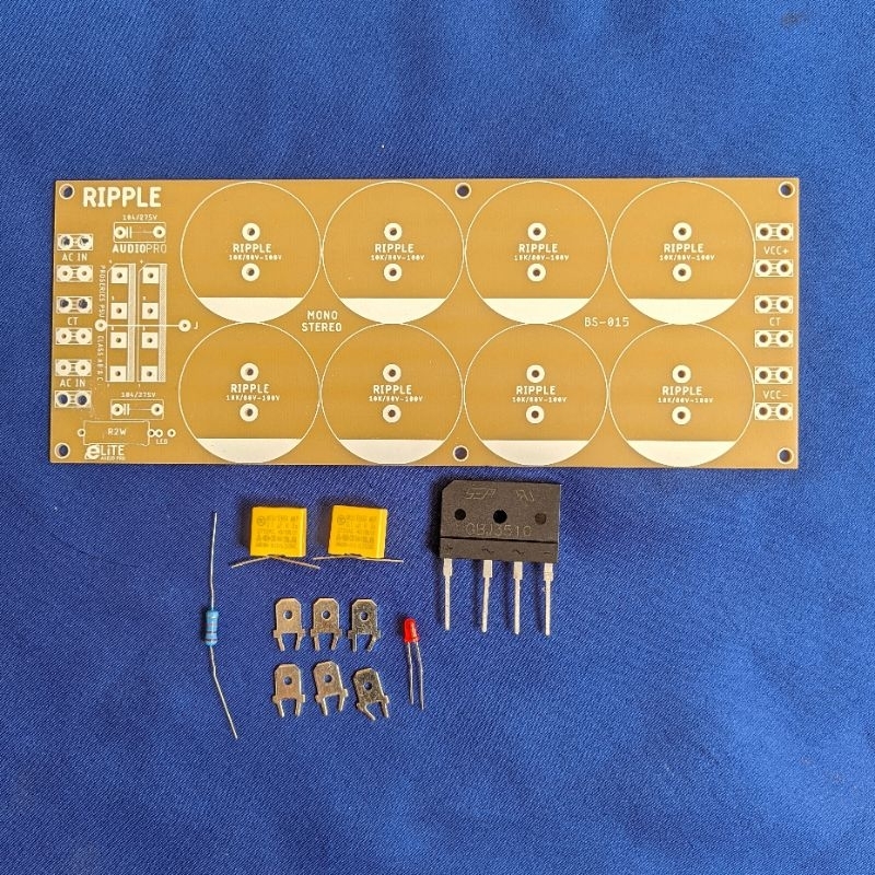 PCB PSU ISI 8 ELKO PCB FIBER FR4