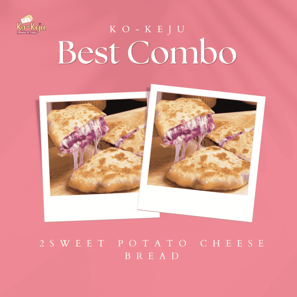 

Ko-Keju PizzaCheese Sweet Potato Cheese Bread COMBO isi 2